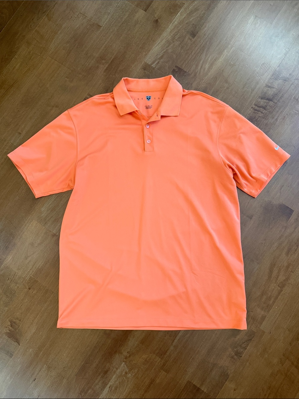 NIKE Golf Orange Performance Polo